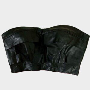 Sexy tube top, Charlotte Russe club wear, zipper back crop top, new w/ tag y2k